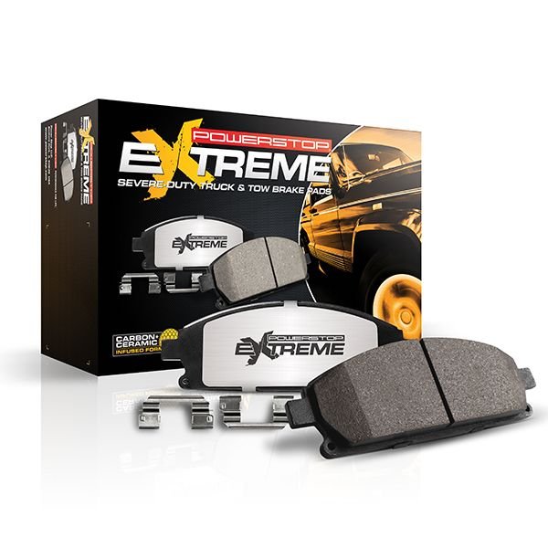power-stop-z36-truck-tow-brake-pads Rear Extreme Brake Pad Ford F-250 Superduty 2WD, 4WD 202-2022 / F-350 Superduty 2WD (DRW, SRW) 4WD (Dual Rr.Wheel / Single Rr.Wheel) 2013-2022